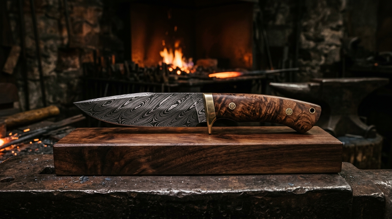 Woodland Damascus Hunter