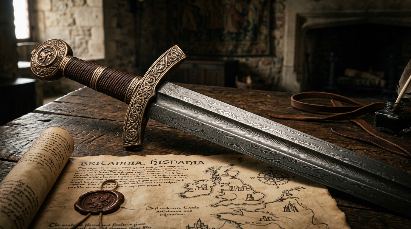 Valkyrie Damascus Arming Sword
