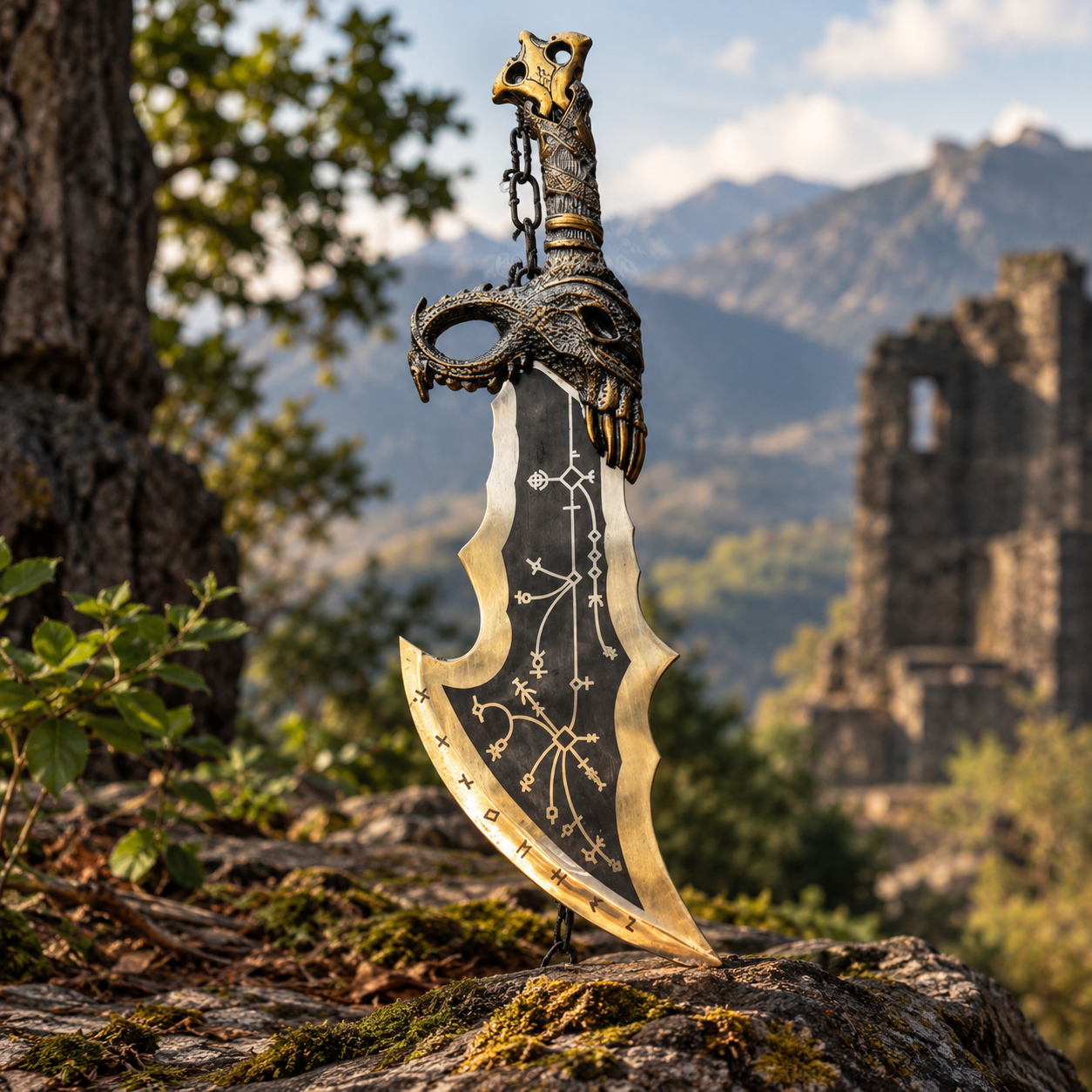 Twin Swords with Chain thumbnail 8