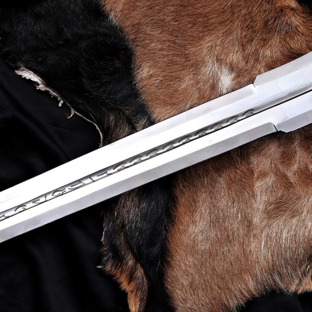 Fantasy Lion Head Display Sword (Blue) thumbnail 2