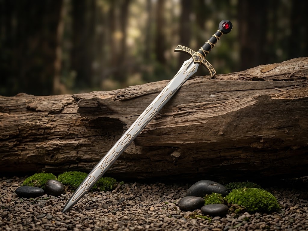 Hand-Forged Goldryn Sword from Throne of Glass thumbnail 2