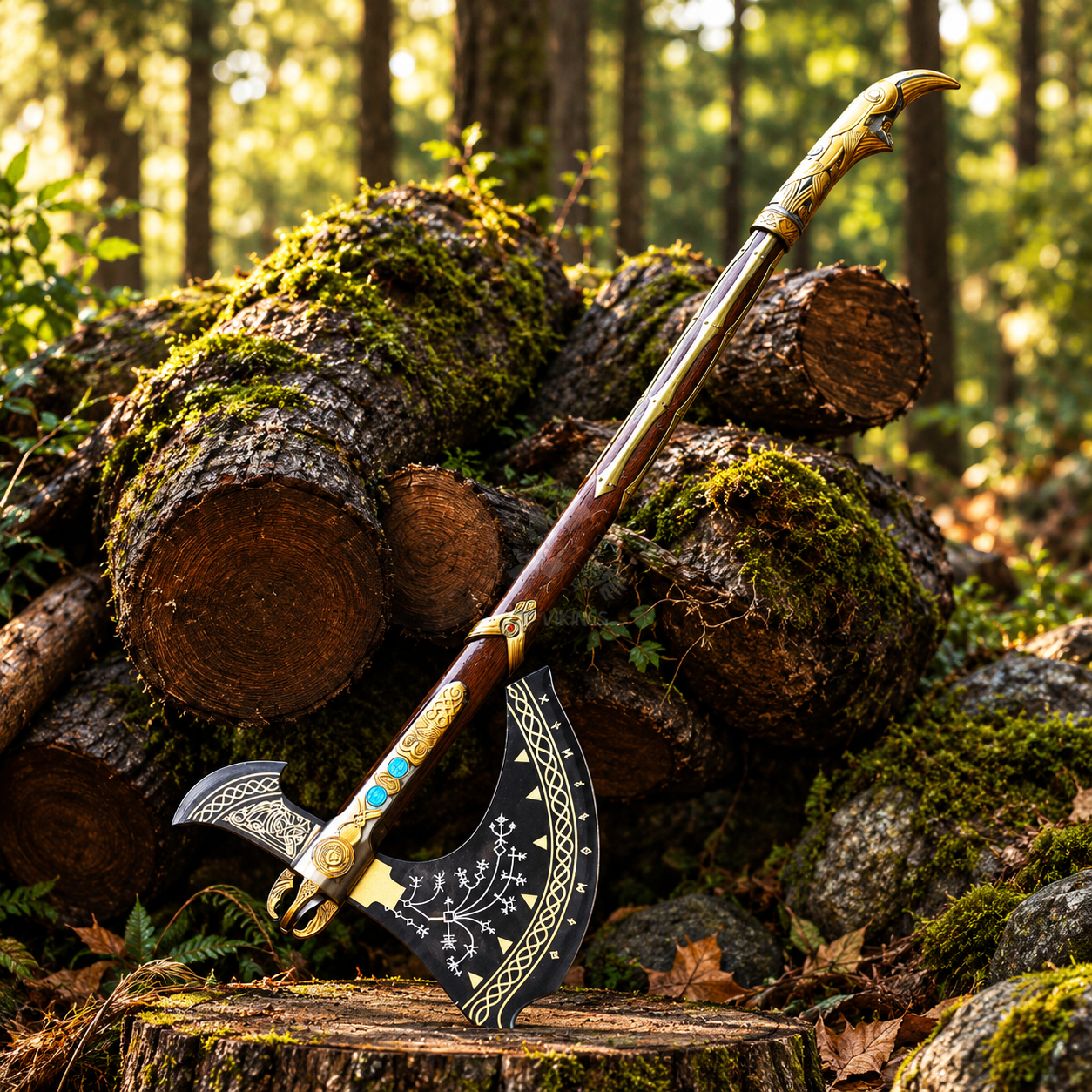 Norse Fantasy Axe thumbnail 6