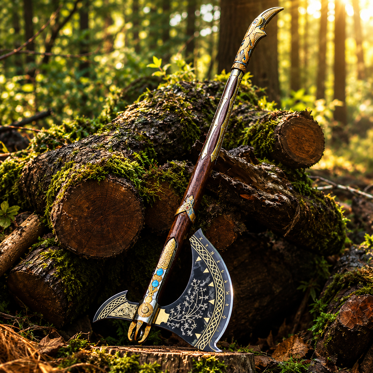 Norse Fantasy Axe thumbnail 3