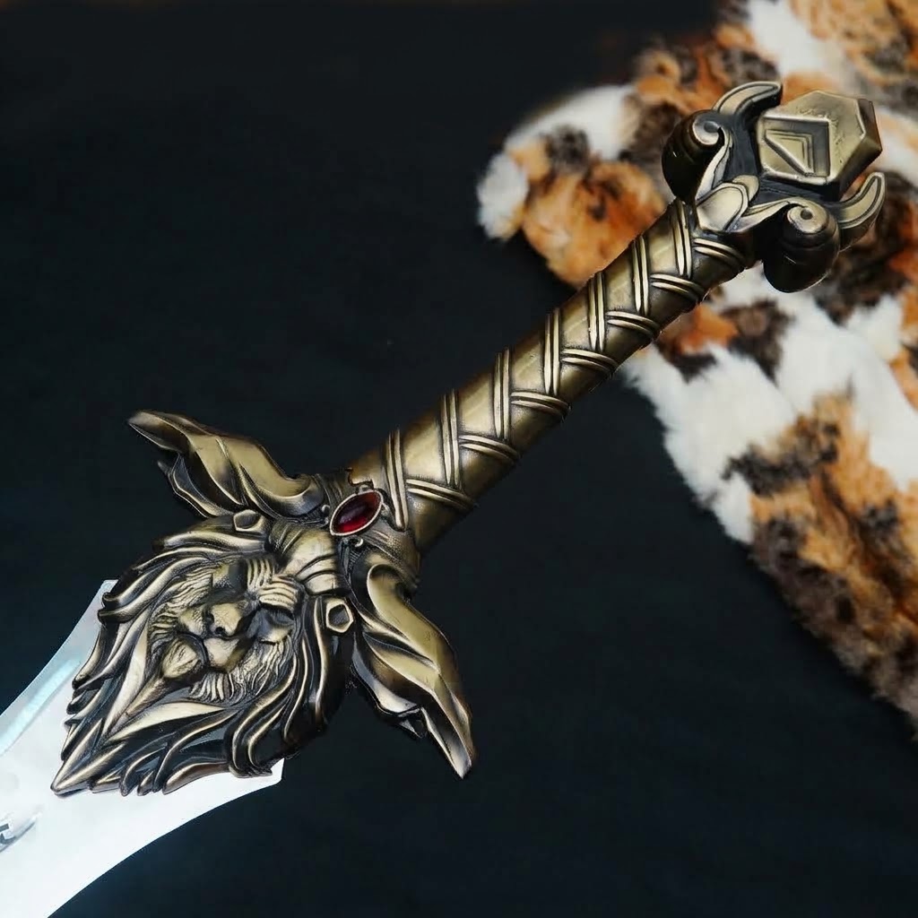Fantasy Lion Head Display Sword thumbnail 7