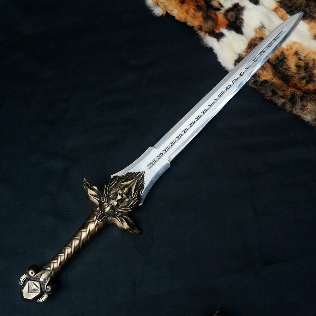 Fantasy Lion Head Display Sword thumbnail 3