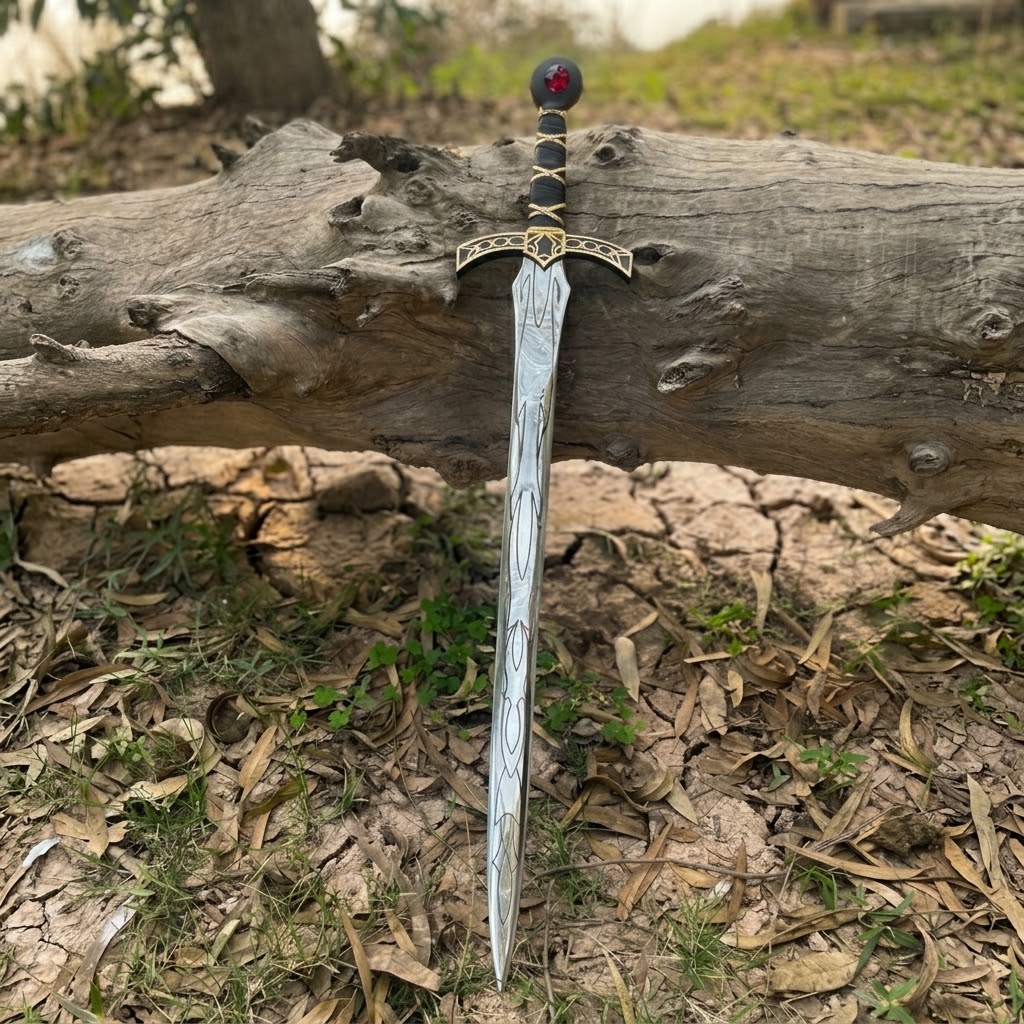 Hand-Forged Goldryn Sword from Throne of Glass thumbnail 6