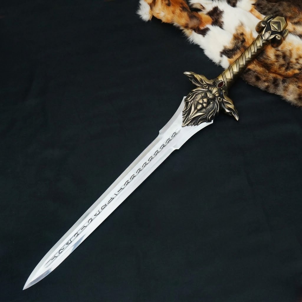 Fantasy Lion Head Display Sword thumbnail 2