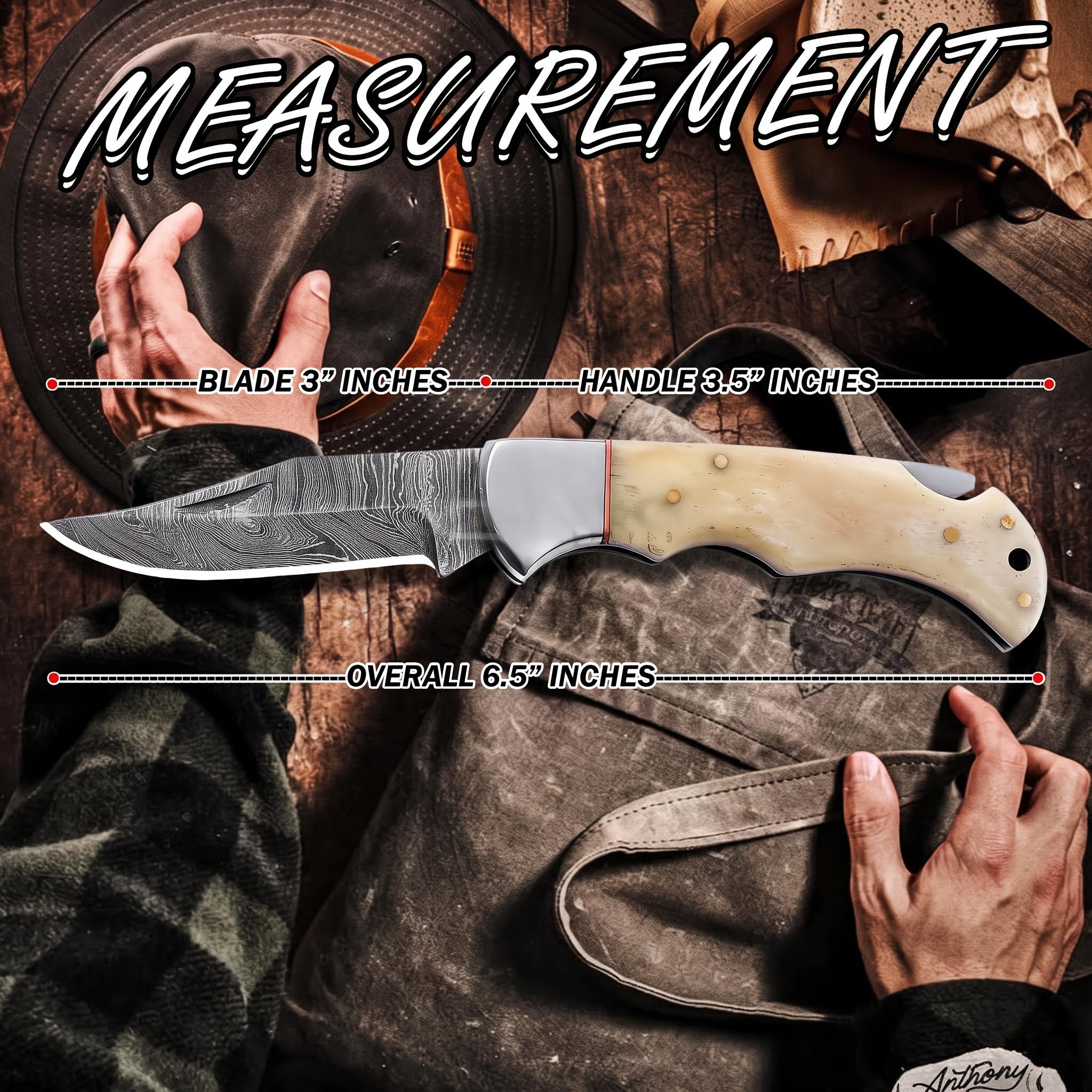 Pocket Knife with Bone Handle thumbnail 5