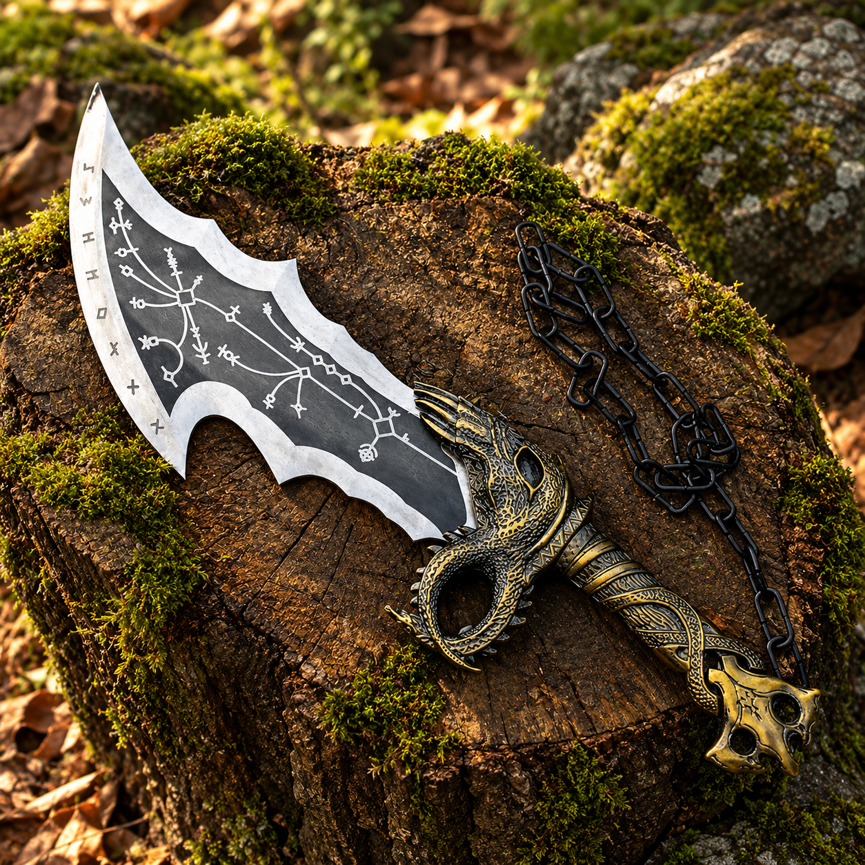Twin Swords with Chain thumbnail 3