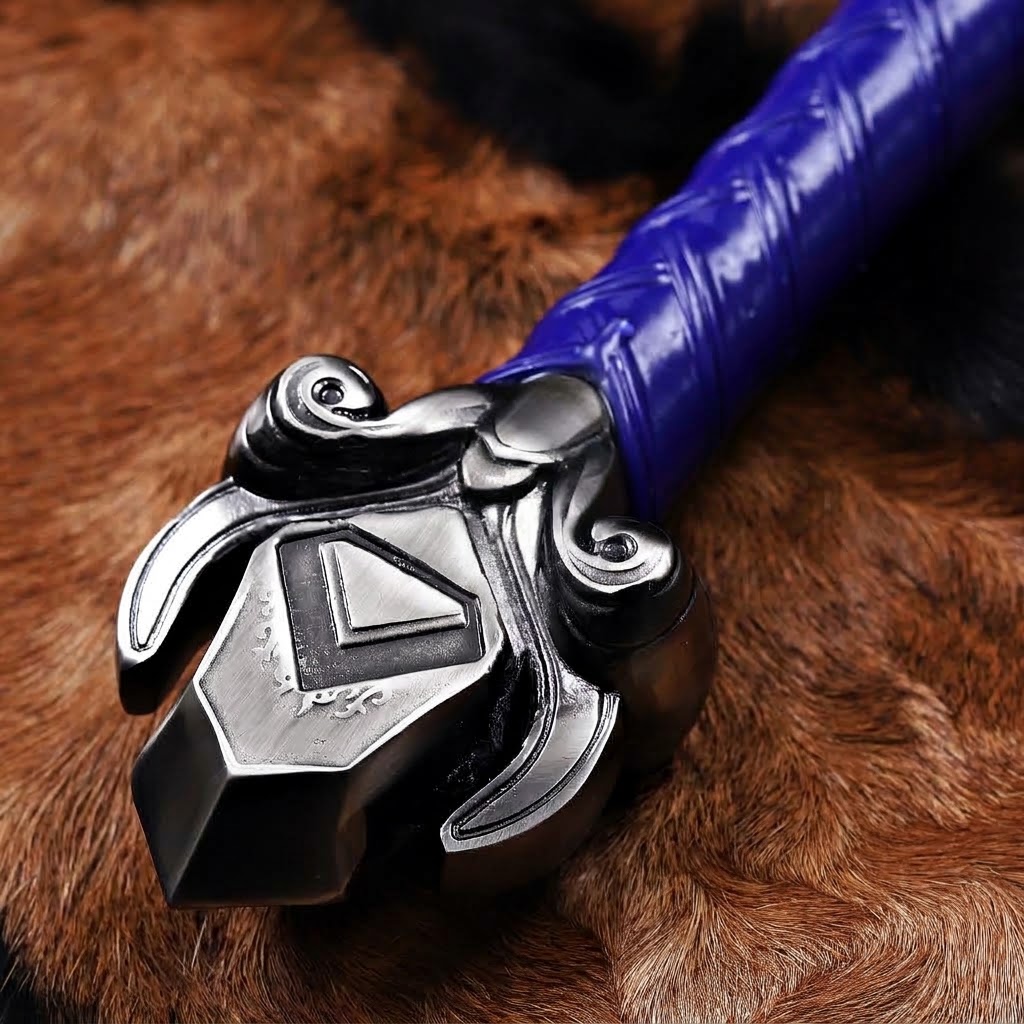 Fantasy Lion Head Display Sword (Blue) thumbnail 6