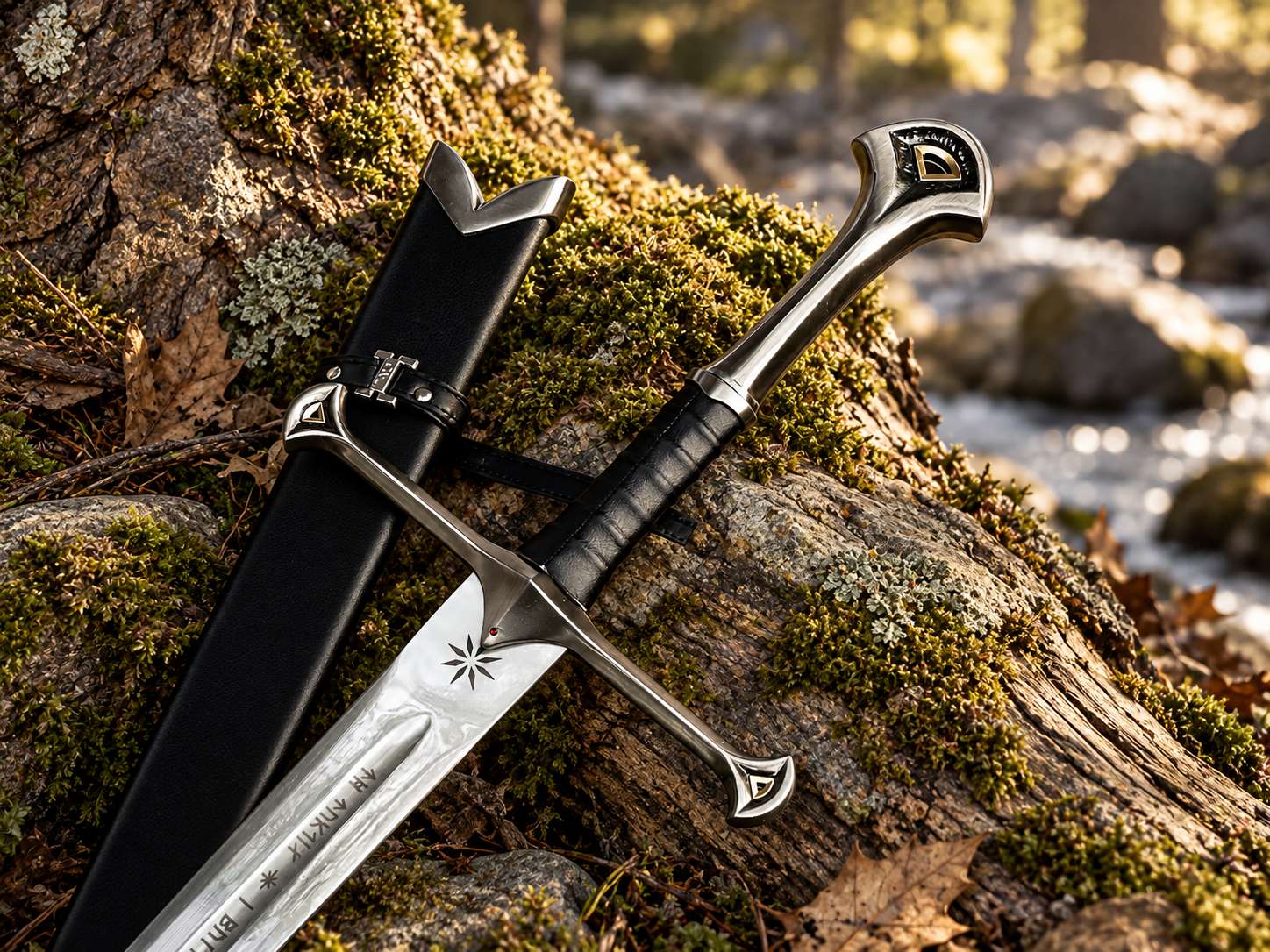 Handcrafted Fantasy Longsword thumbnail 5