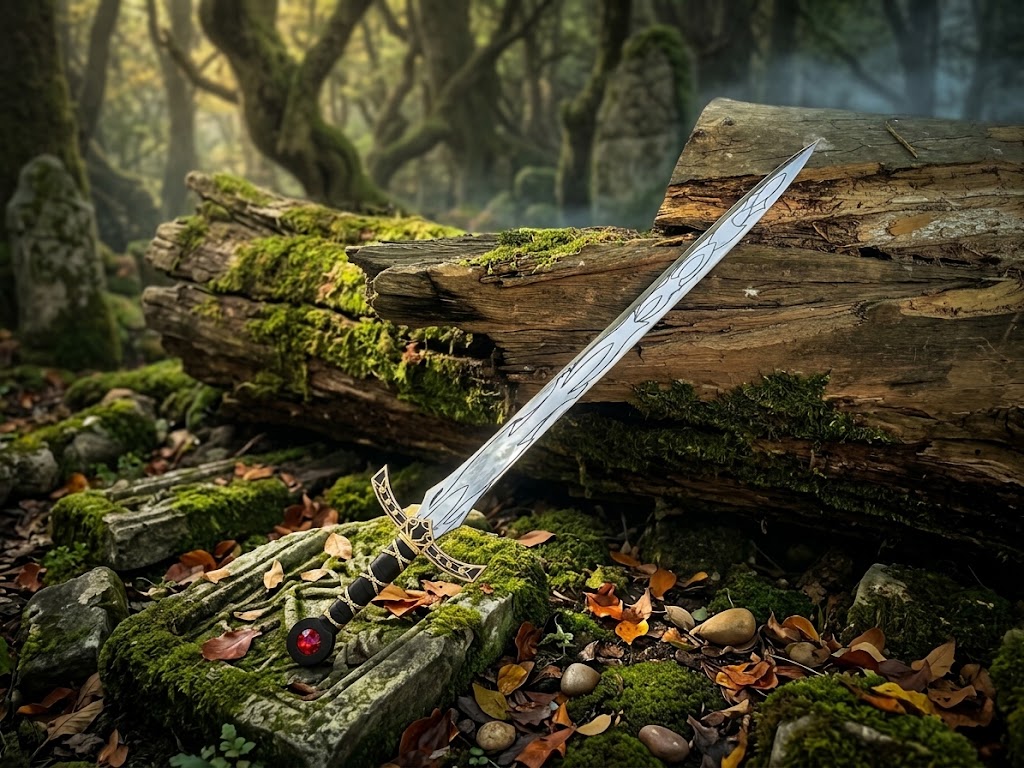 Hand-Forged Goldryn Sword from Throne of Glass thumbnail 3