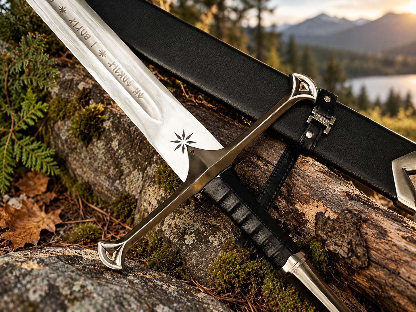 Handcrafted Fantasy Longsword thumbnail 4