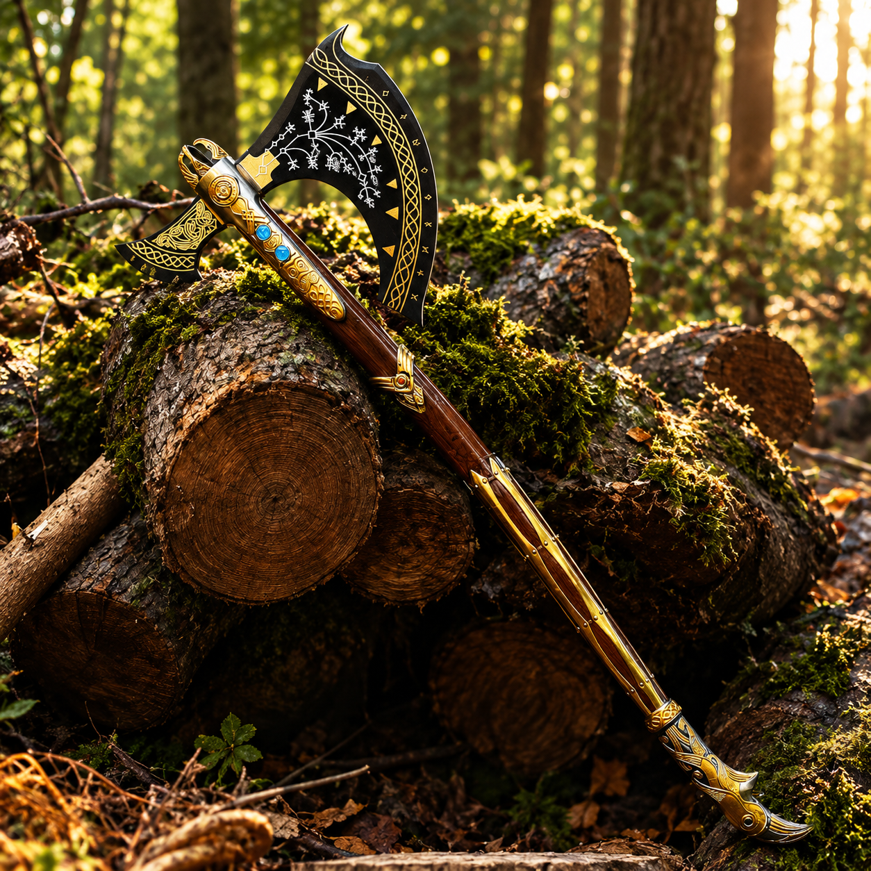 Norse Fantasy Axe thumbnail 4