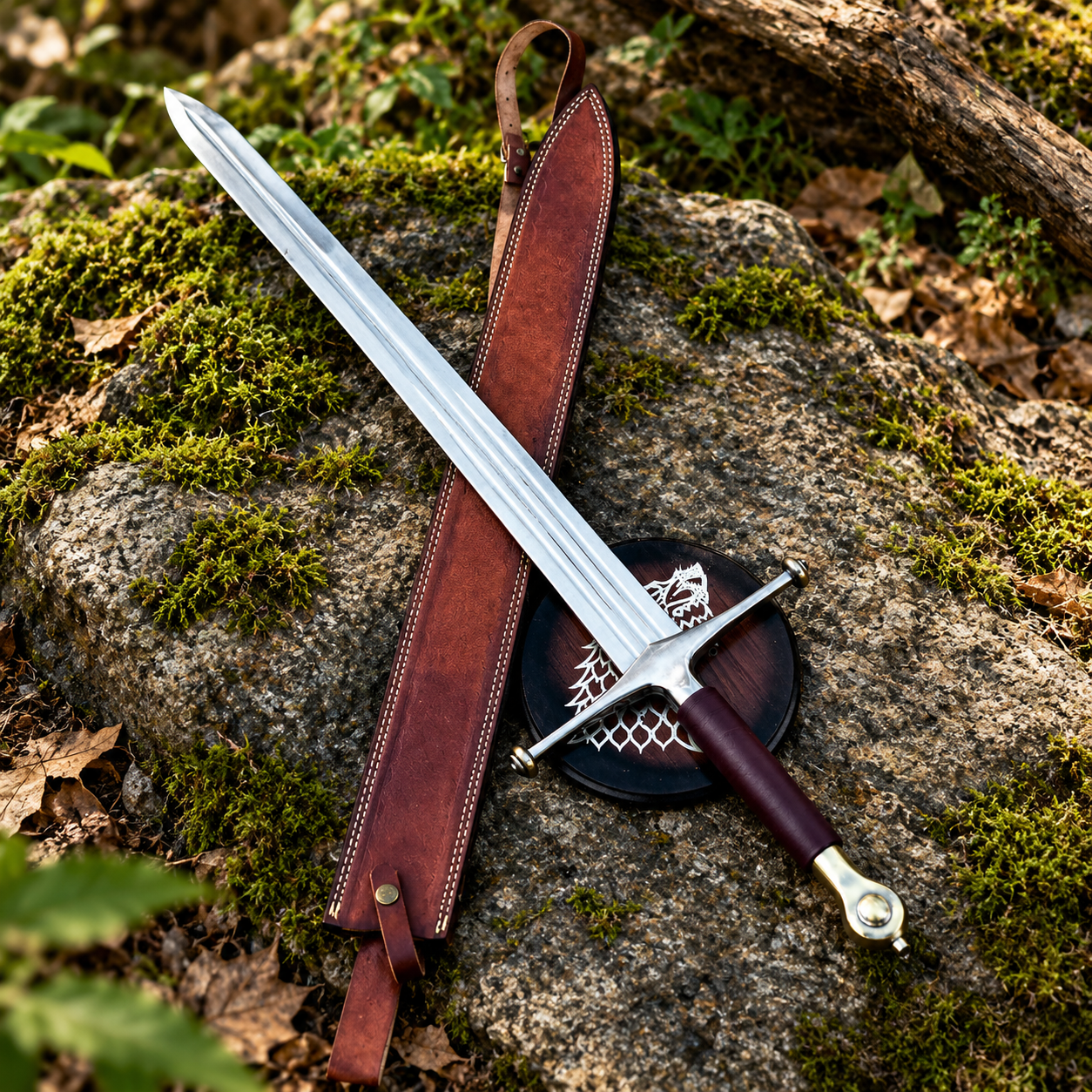 Ice Inspired Fantasy Display Sword