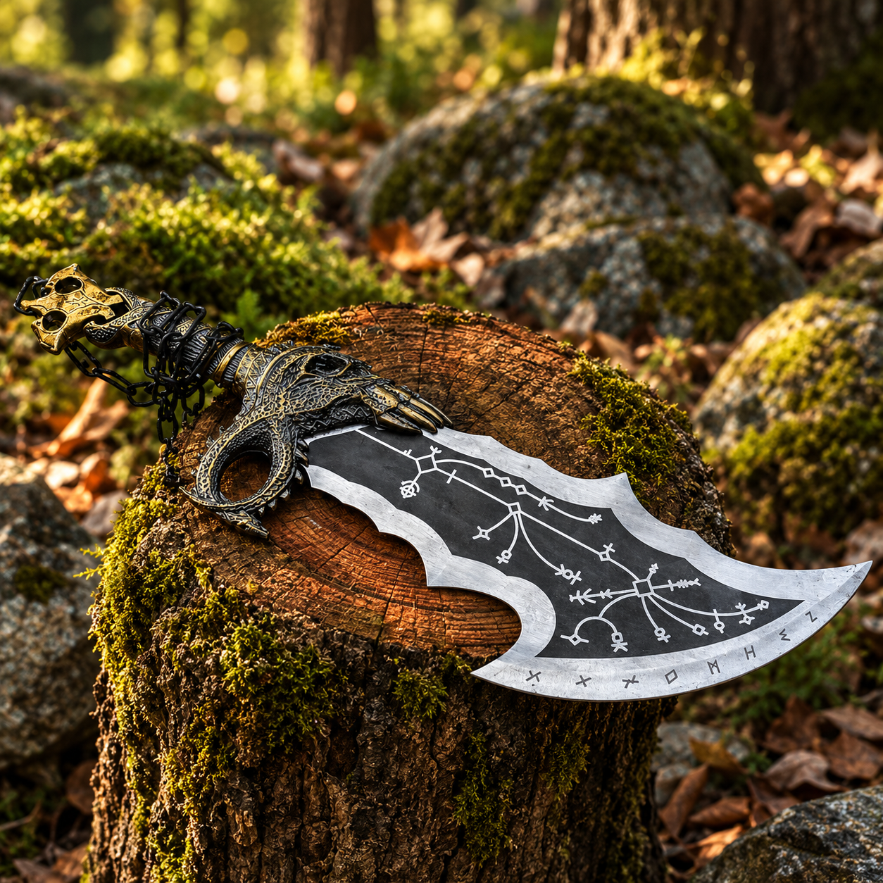 Twin Swords with Chain thumbnail 2